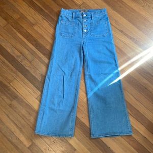 J. Crew Point Sur wide leg jeans